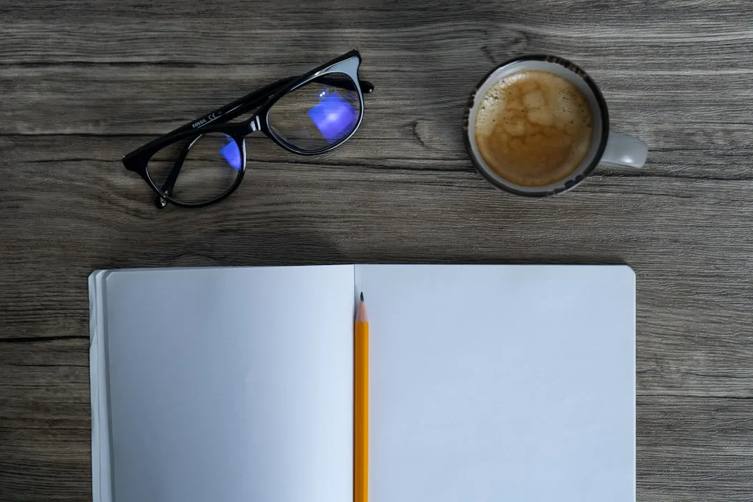 Growth through failure shown by journaling lessons in a notebook